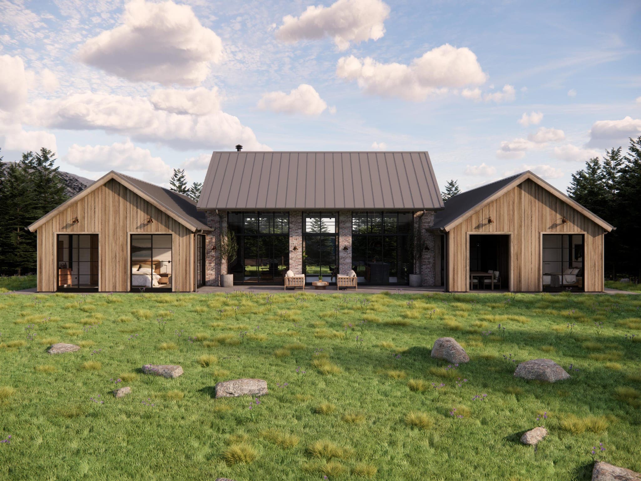 West Farm — Amerikan ahşap karkas ev modeli