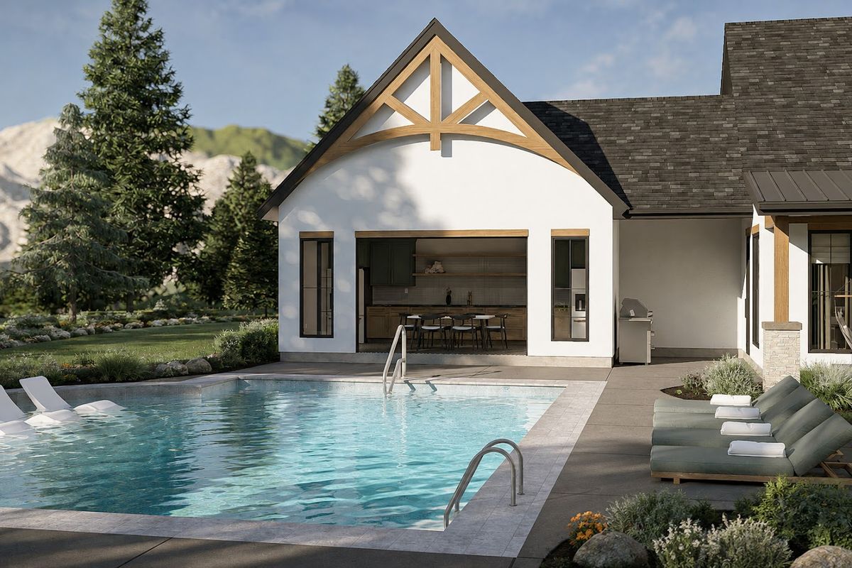 Wildflower — Amerikan ahşap karkas ev modeli